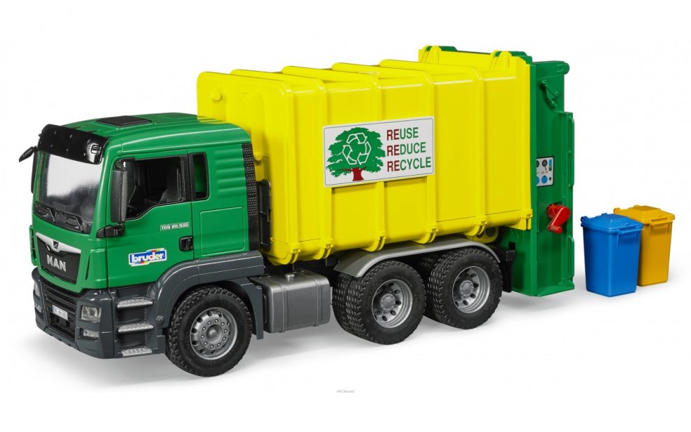Мусоровоз Bruder man TGA (02-760/02-753) 1:16 50 см