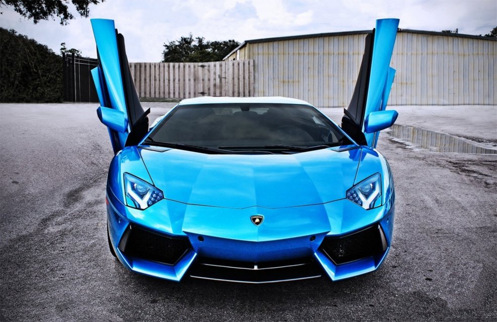 Lamborghini Aventador lp700-4 хром