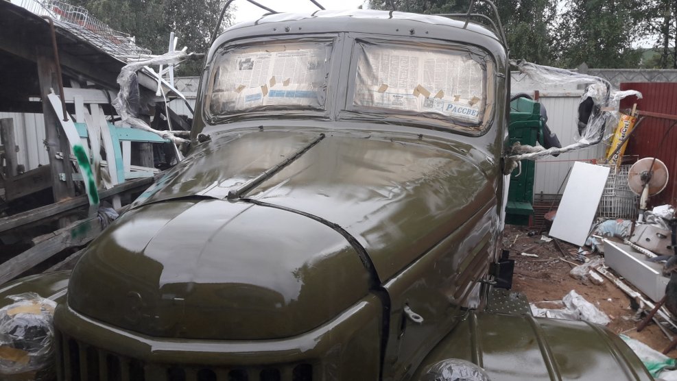 ЗИС-150 В кабине