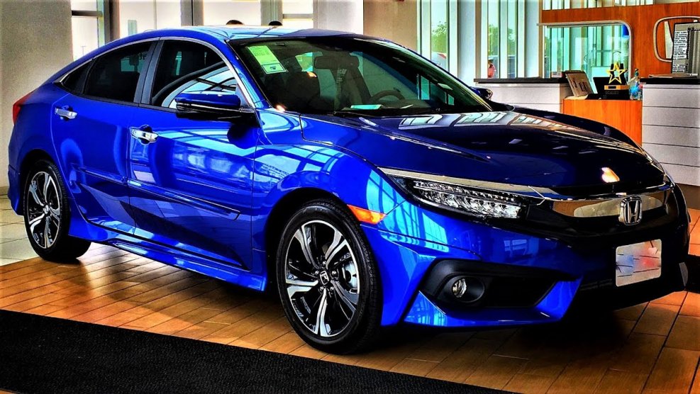 Honda Civic 10 синий