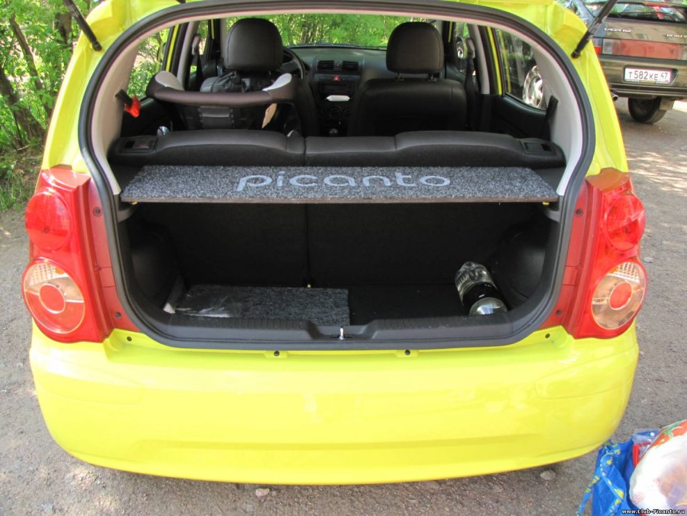 Kia Picanto 2011 багажник