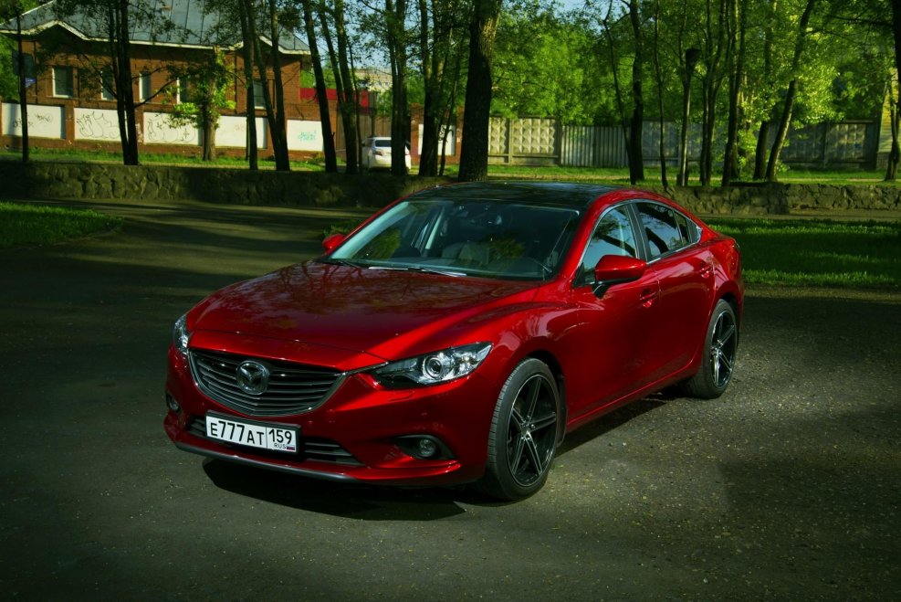 Мазда 6 2016 красная
