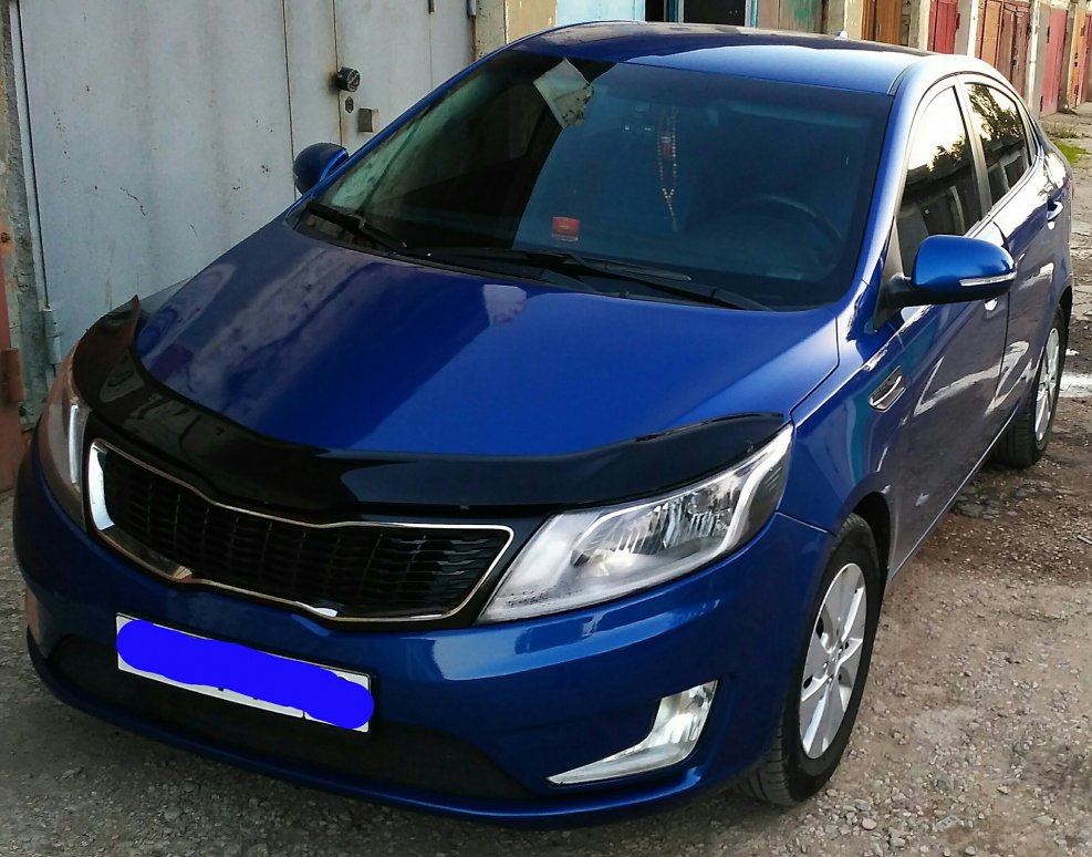 Kia Rio 4 синий