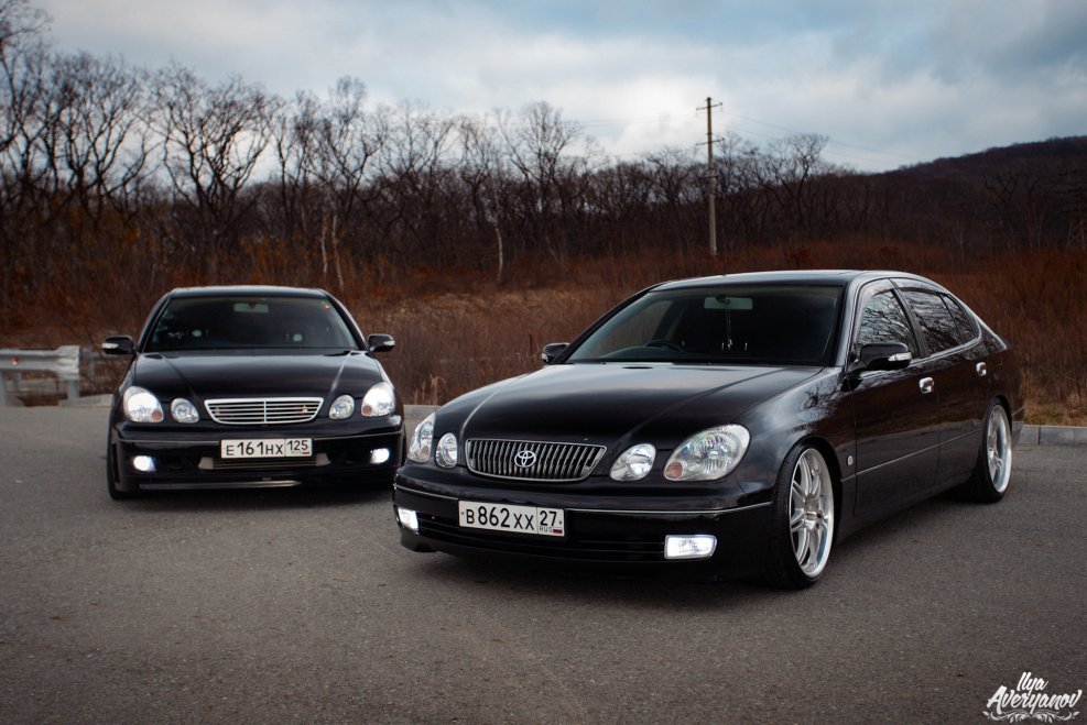 Toyota Aristo s160 чёрная