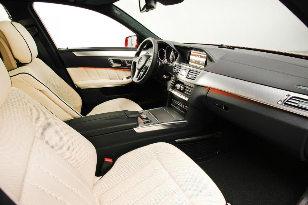 Мерседес w212 салон белый