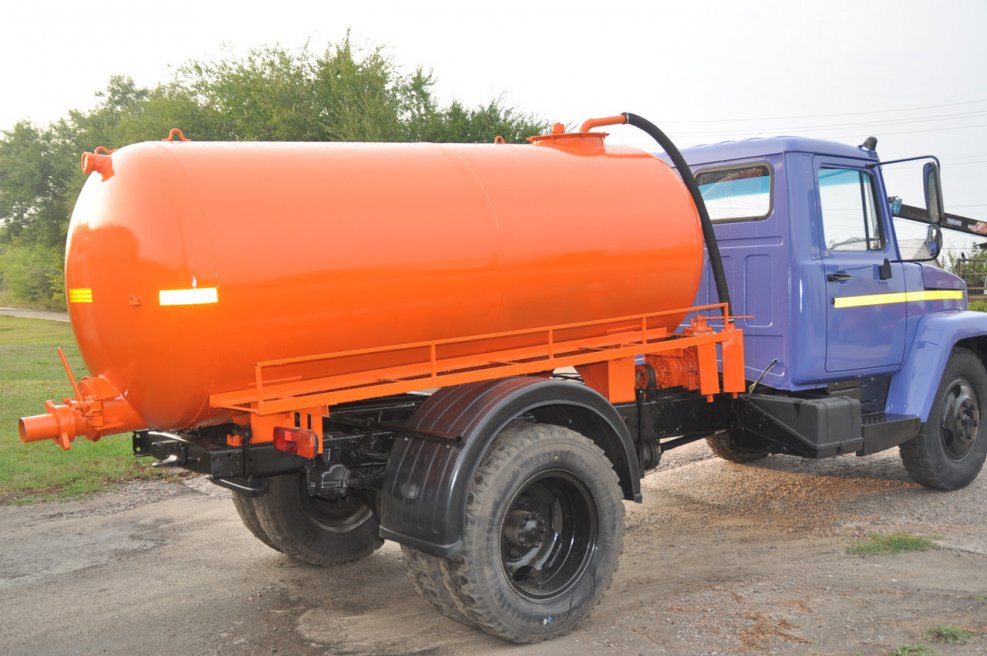 ГАЗ 3309 откачка