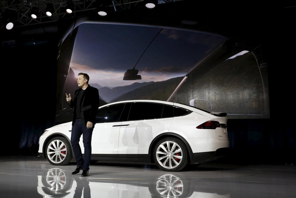 Tesla model x 7 мест