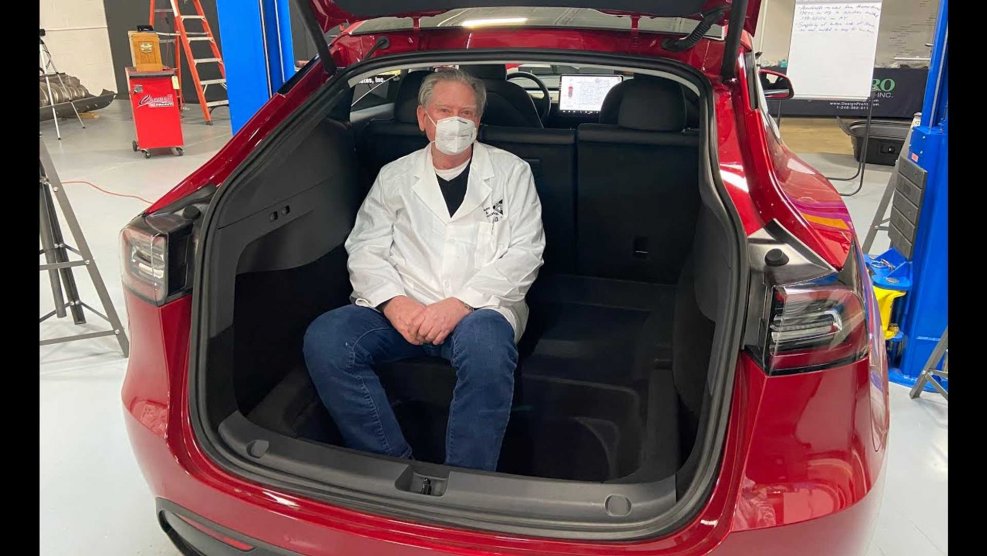 Tesla model y 3 ряд сидений