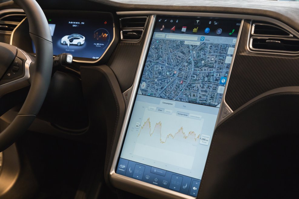 Tesla Black Interior