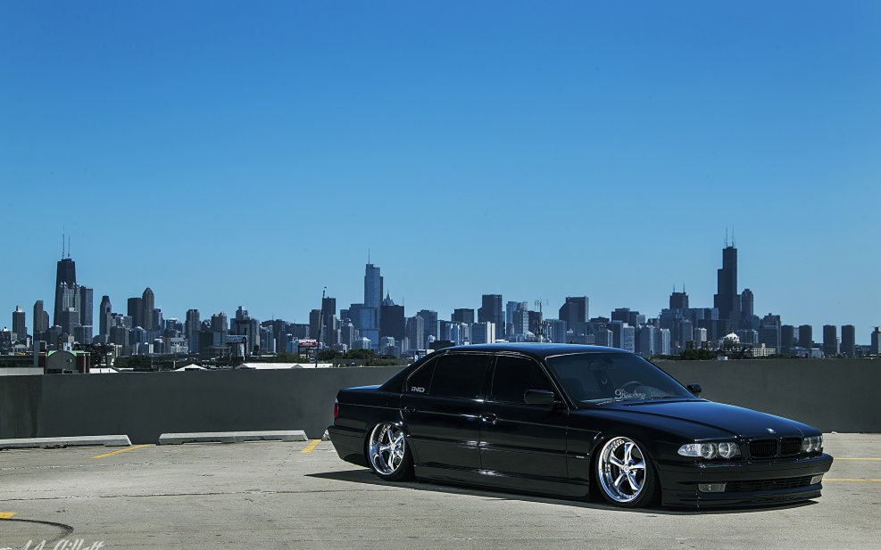 BMW e38 бандиты