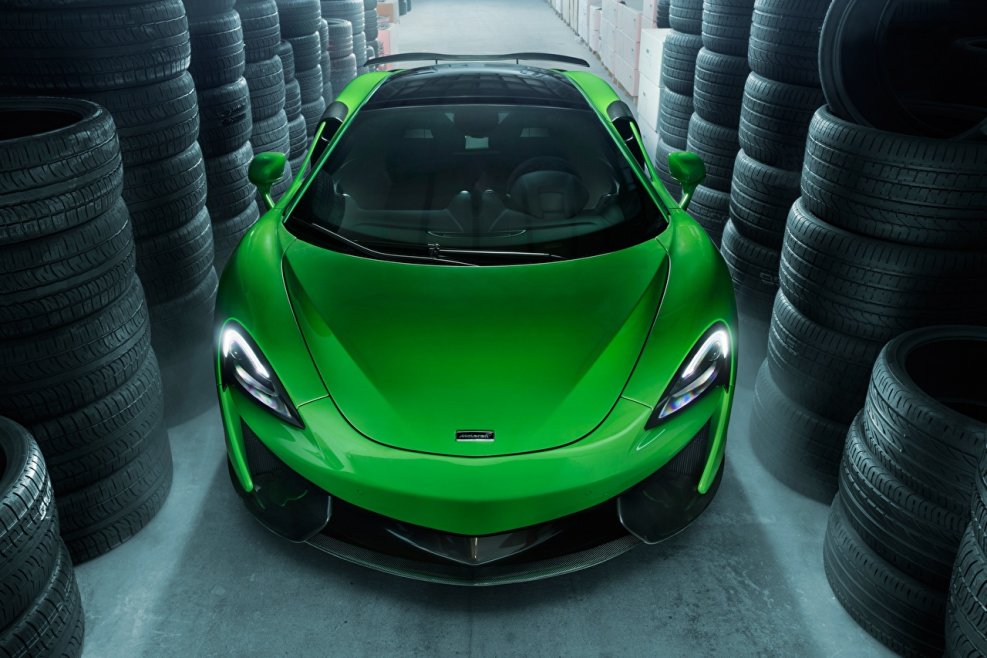 Зелёный MCLAREN 570