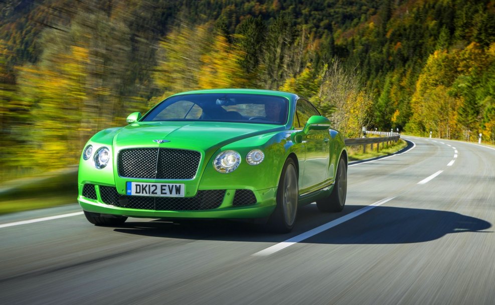 Bentley Continental gt 2015 Green