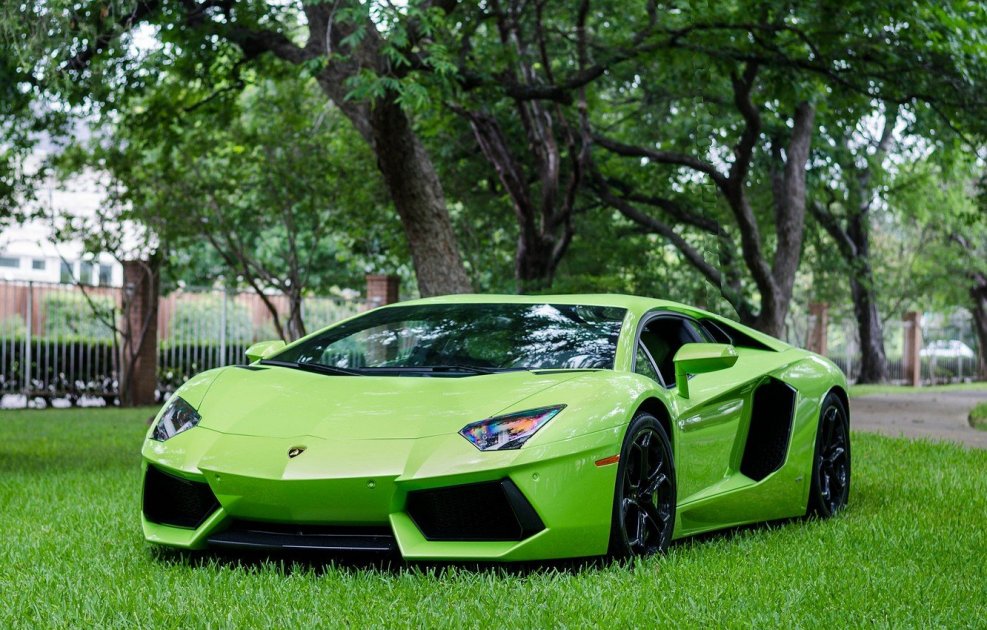 Ламборджини авентадор lp700 -4 зеленая