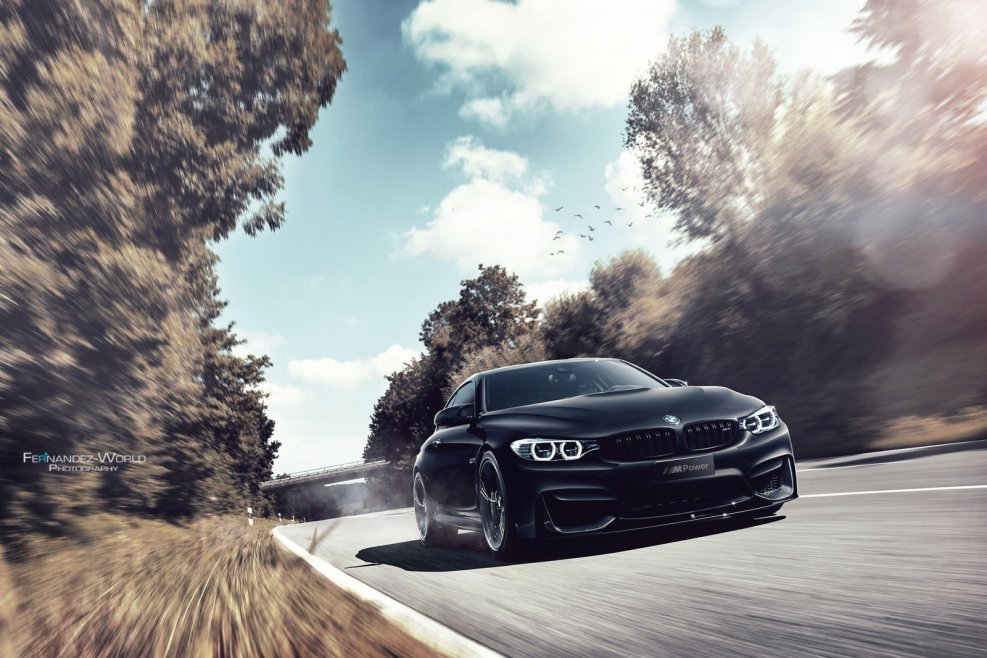 BMW m4 Night Rain