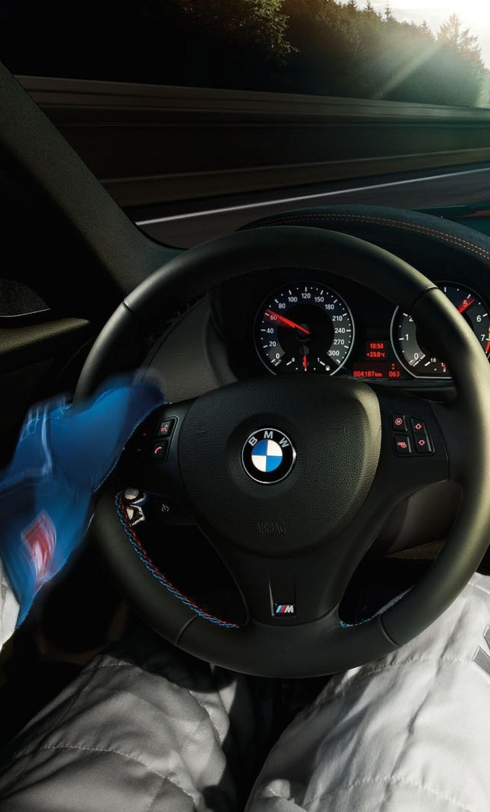 За рулем BMW m3