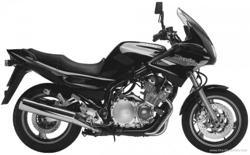 Yamaha diversion jx600s