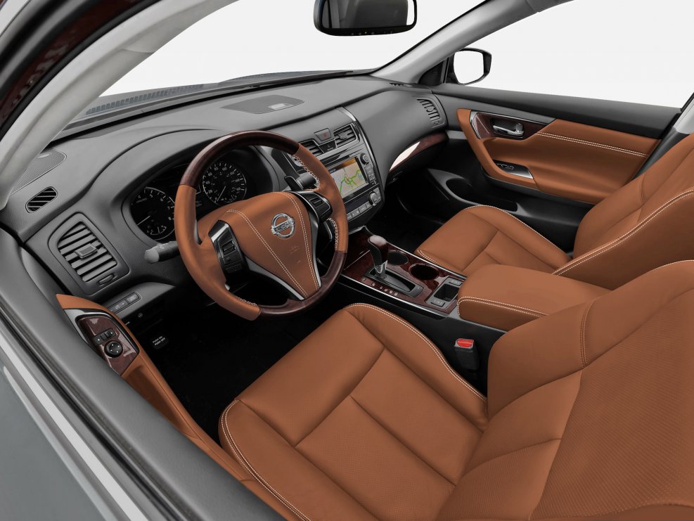 Nissan Teana j32 коричневый салон