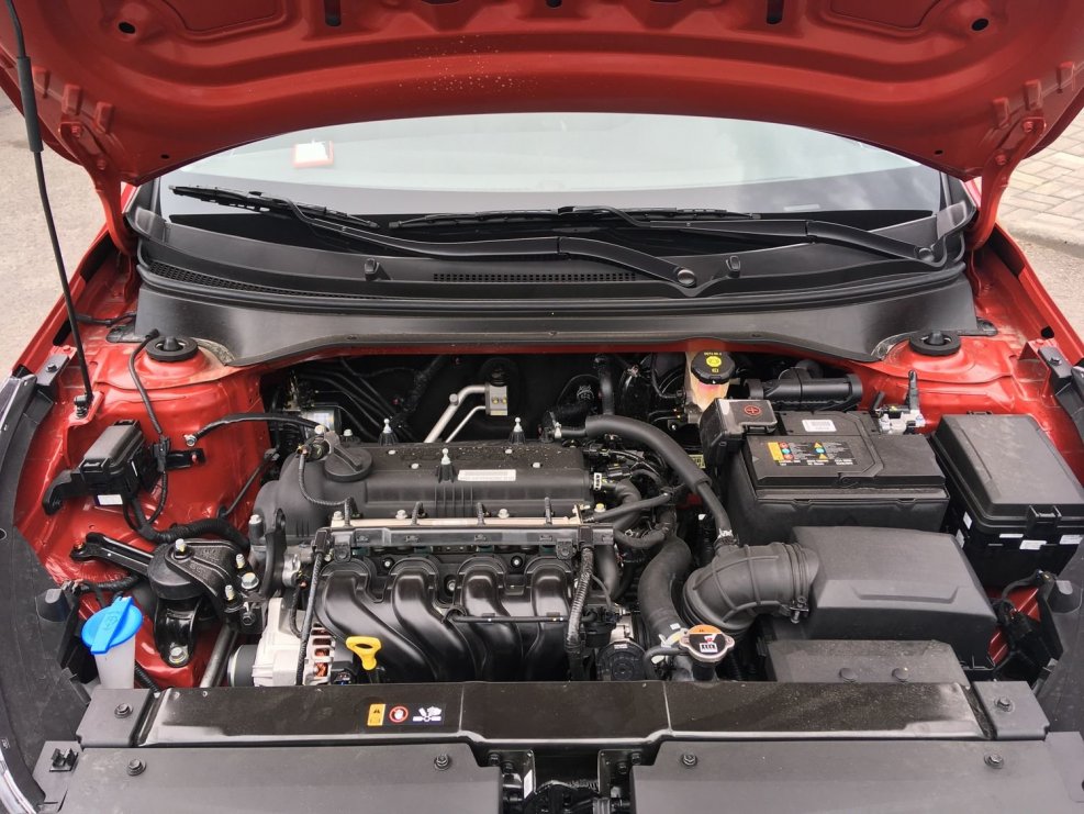 Kia Rio 4 под капотом
