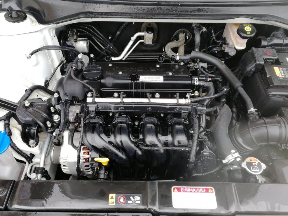 Kia Rio 1.6 подкапотное