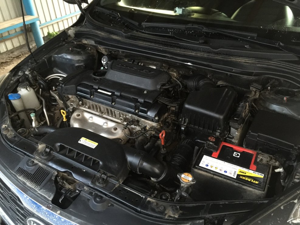 Kia Rio 3 под капотом