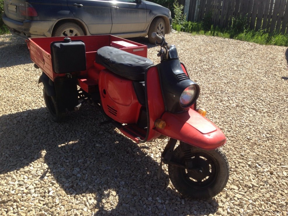 Грузовой электрический трицикл rutrike Алтай