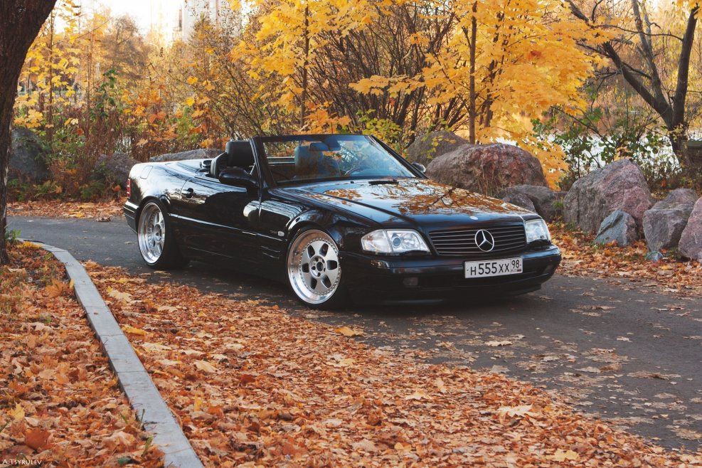 Mercedes SL r129 чёрный
