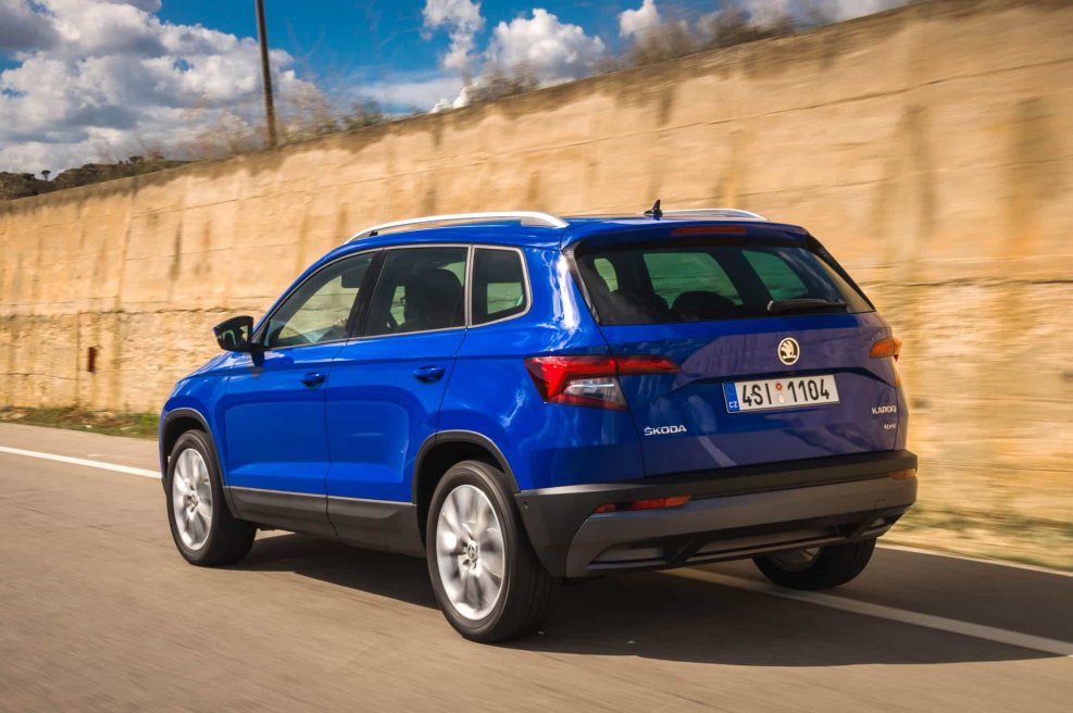 Skoda синий Karoq синий