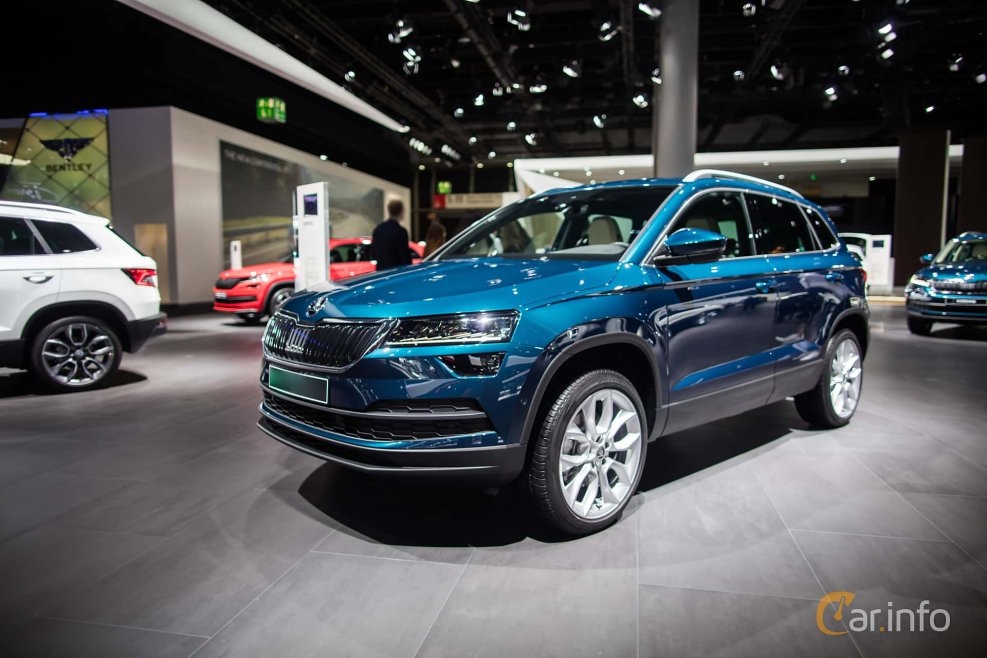 Skoda Karoq синий Reef металлик