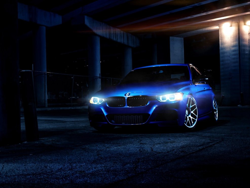 BMW m3 в темноте