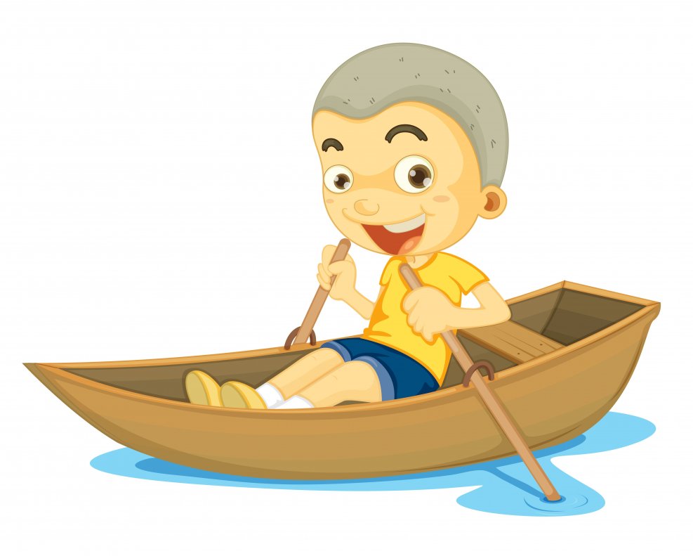 Человечек на лодке