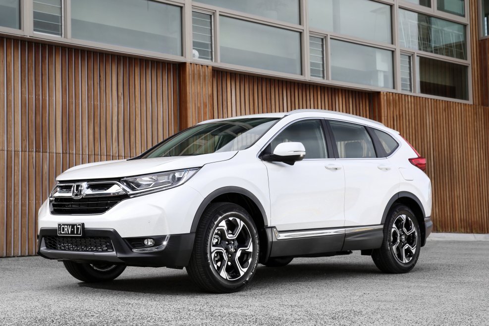 Honda CRV 5 поколение белая