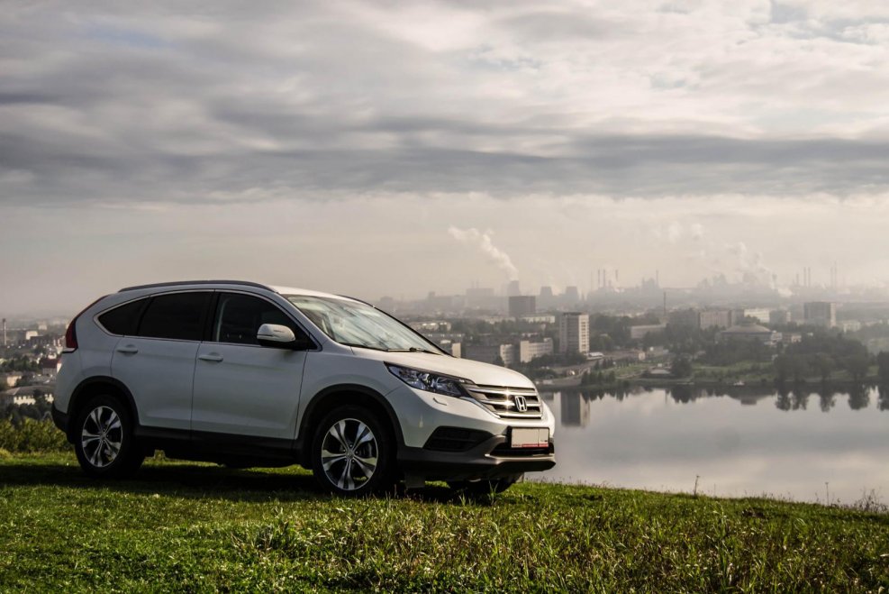 Honda CR-V белая