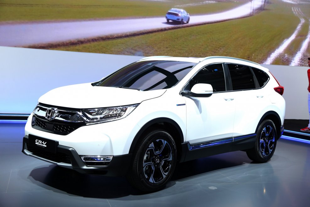 Honda CR V 2018 белая