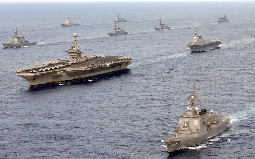 Авианосная группа ВМФ США Wallpaper