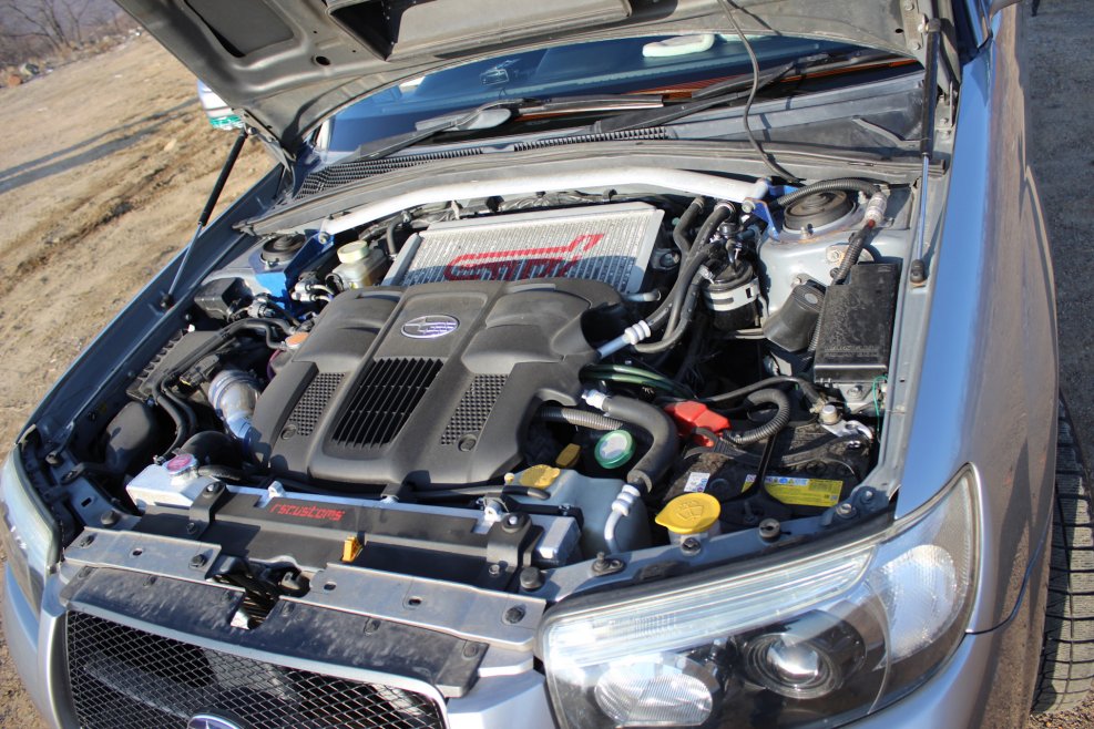 Forester sg5 подкапотка