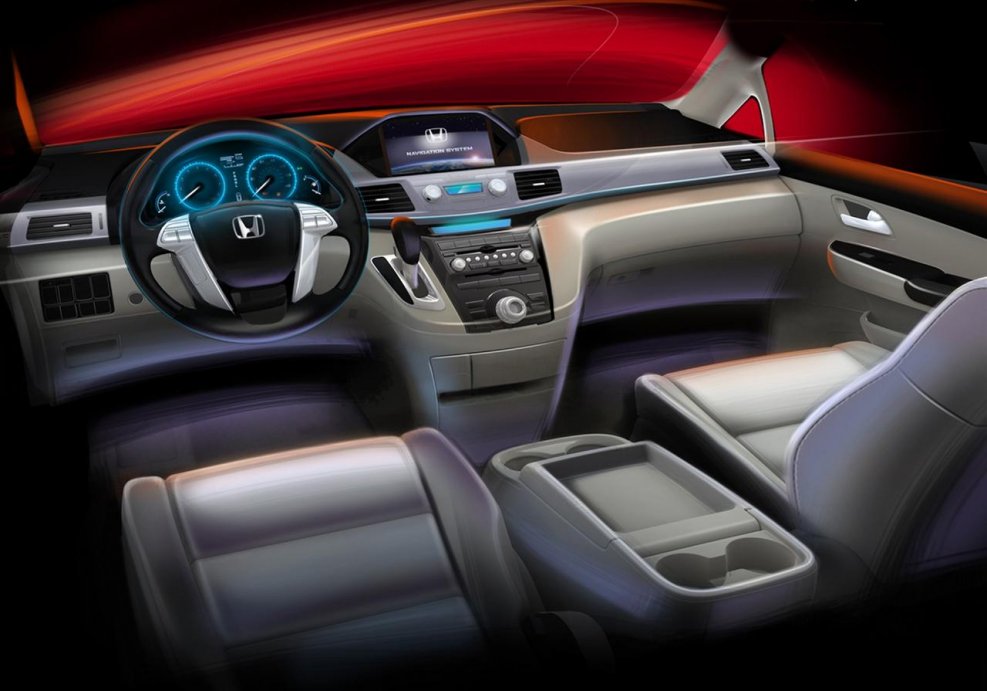 Honda Odyssey RB салон