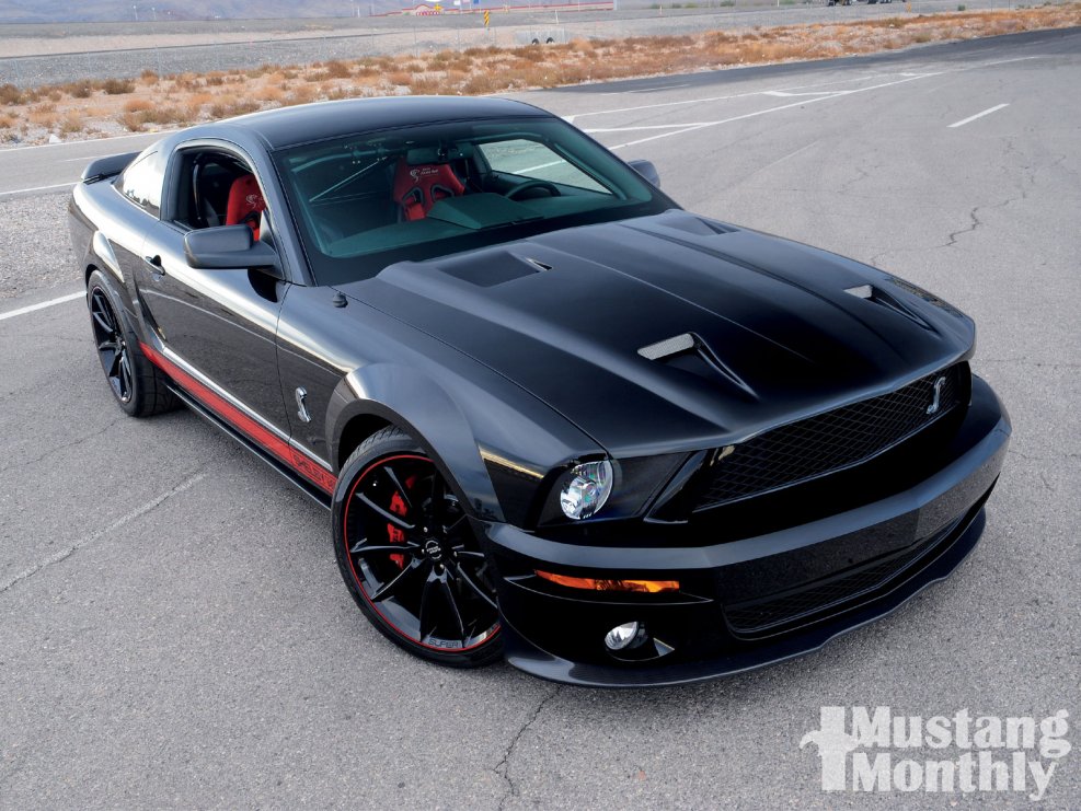 Ford Mustang gt 500 Shelby черный