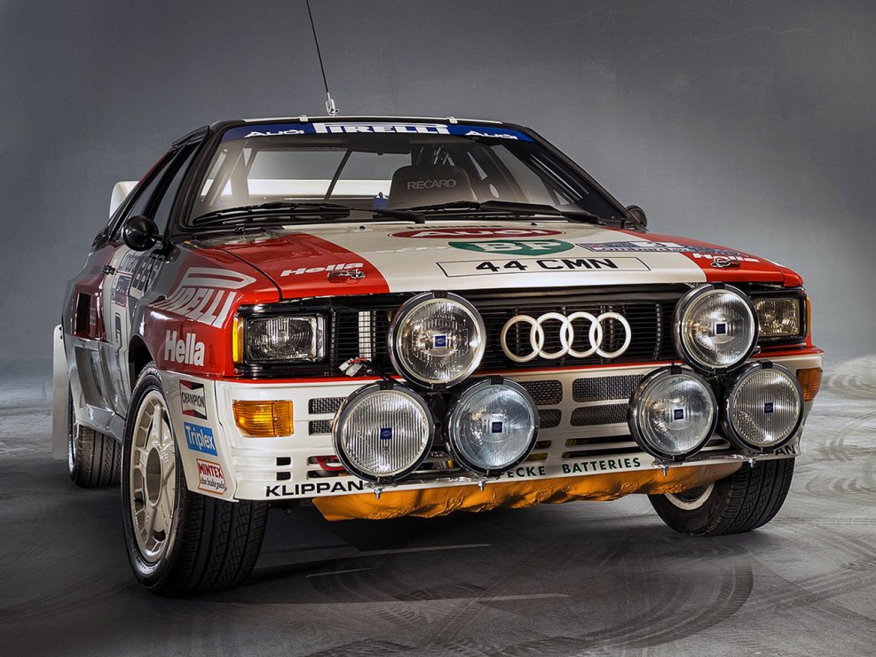 Раллийная Audi quattro