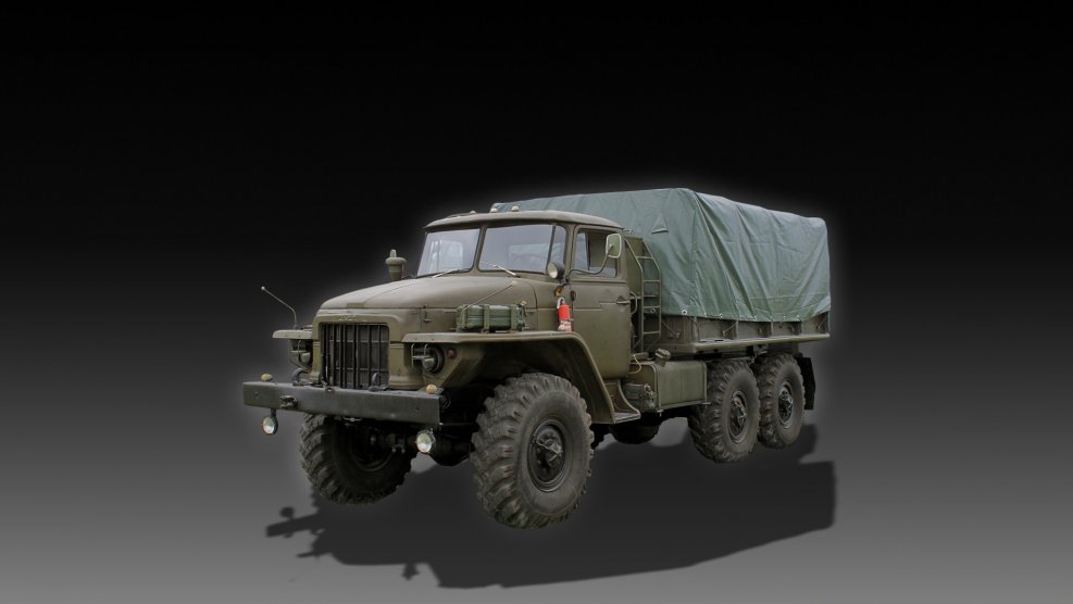 КАМАЗ 5350 паф военный