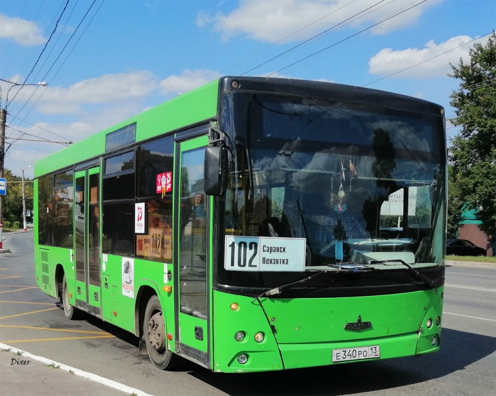 МАЗ 206 внутри