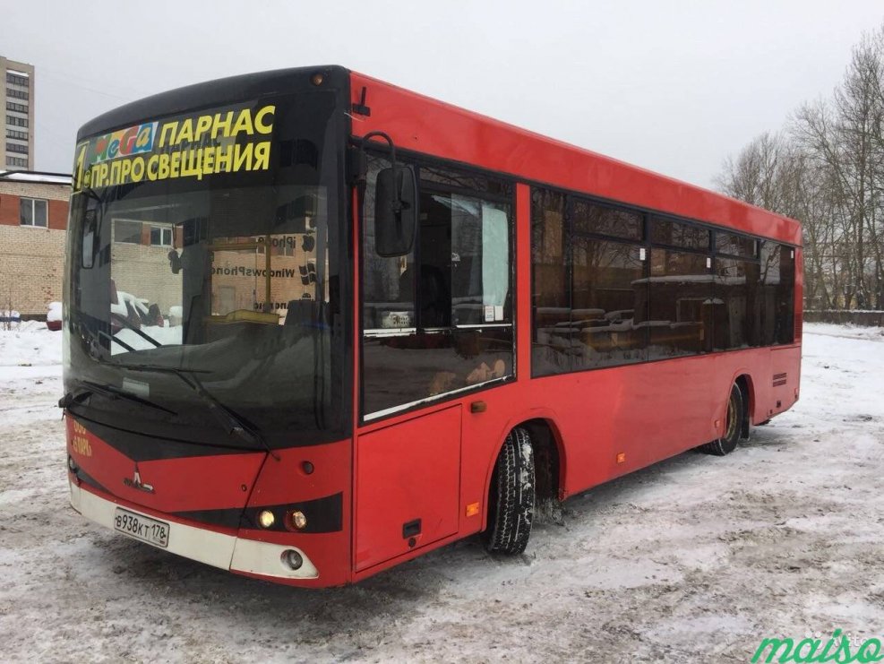 Реклама на автобусах МАЗ 206