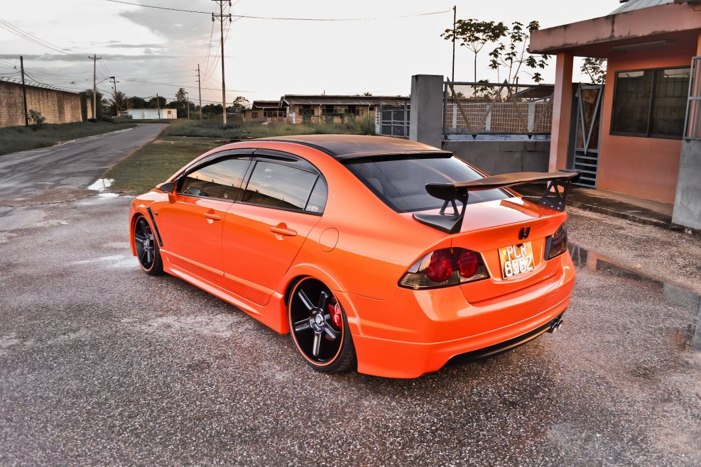 Honda Civic Orange