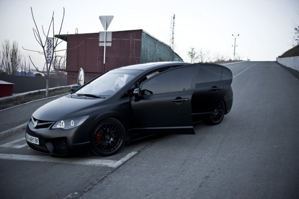 Honda Civic 4d черный