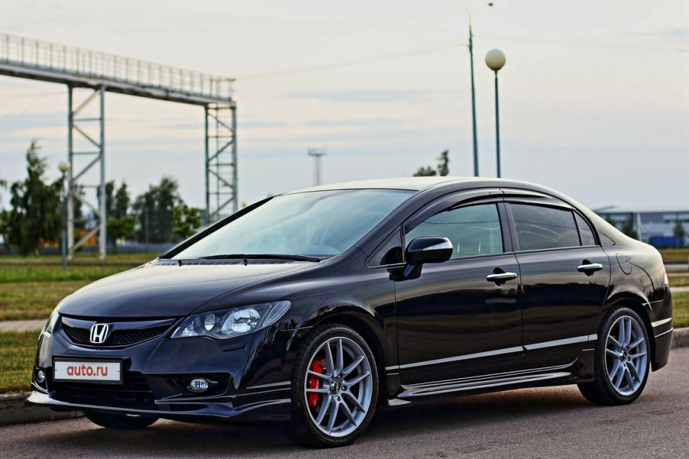Honda Civic 4d черный