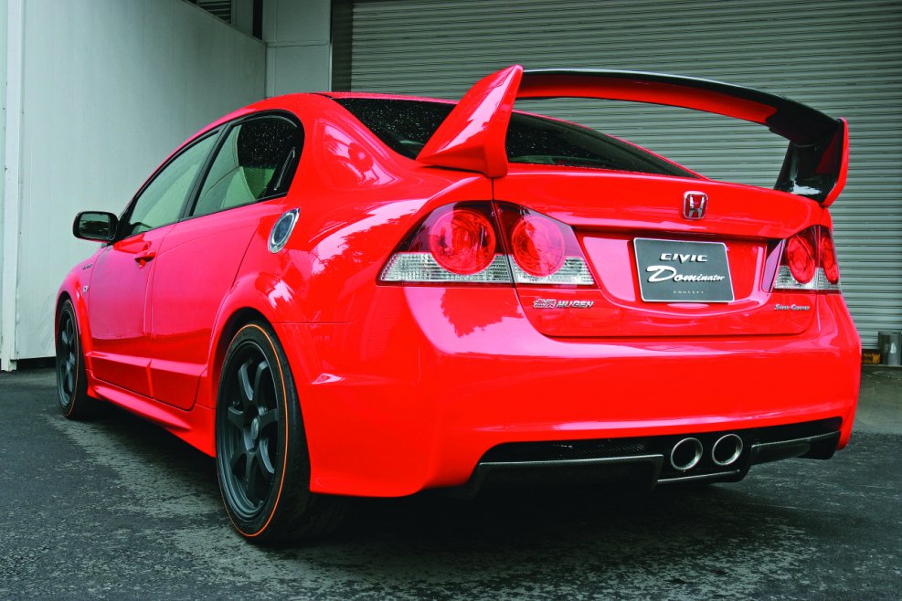 Honda Civic 4d Red