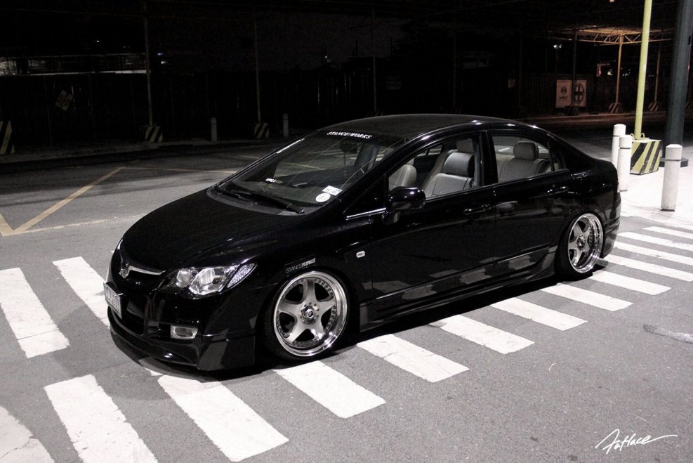 Honda Civic 4d черный