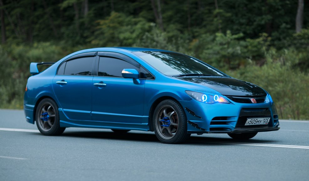 Honda Civic 4d синий