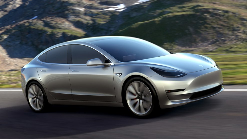 Седан Tesla model 3