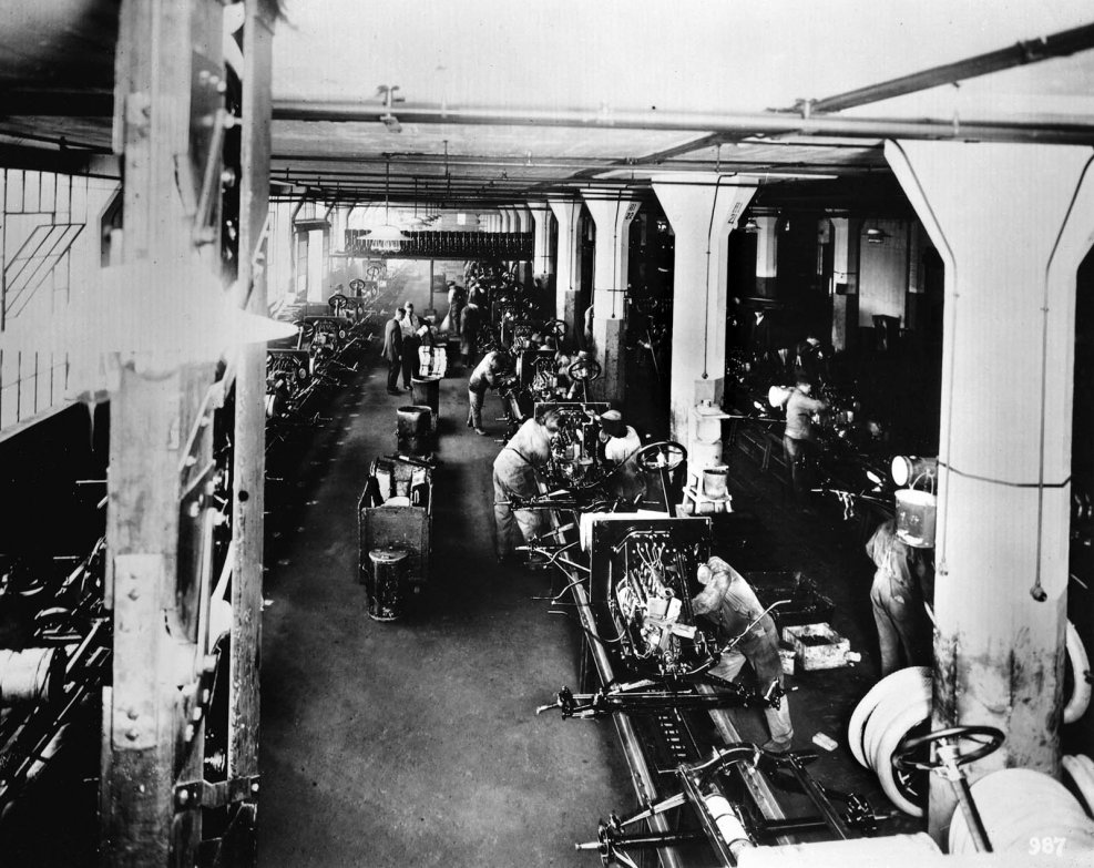 Конвейер Генри Форда 1908-1913