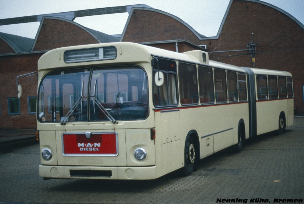 Man sl200 сочленённый автобус